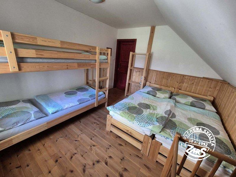Pokoj č.3 - 4lůžkový Chalupa Albrechtice v Jizerských horách k pronájmu, Jizerské hory