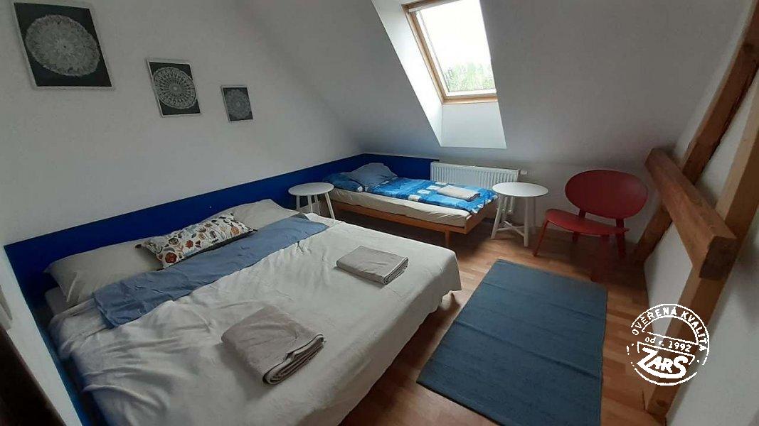 3lůžková ložnice
Chalupa Bernartice k pronájmu, Krkonoše