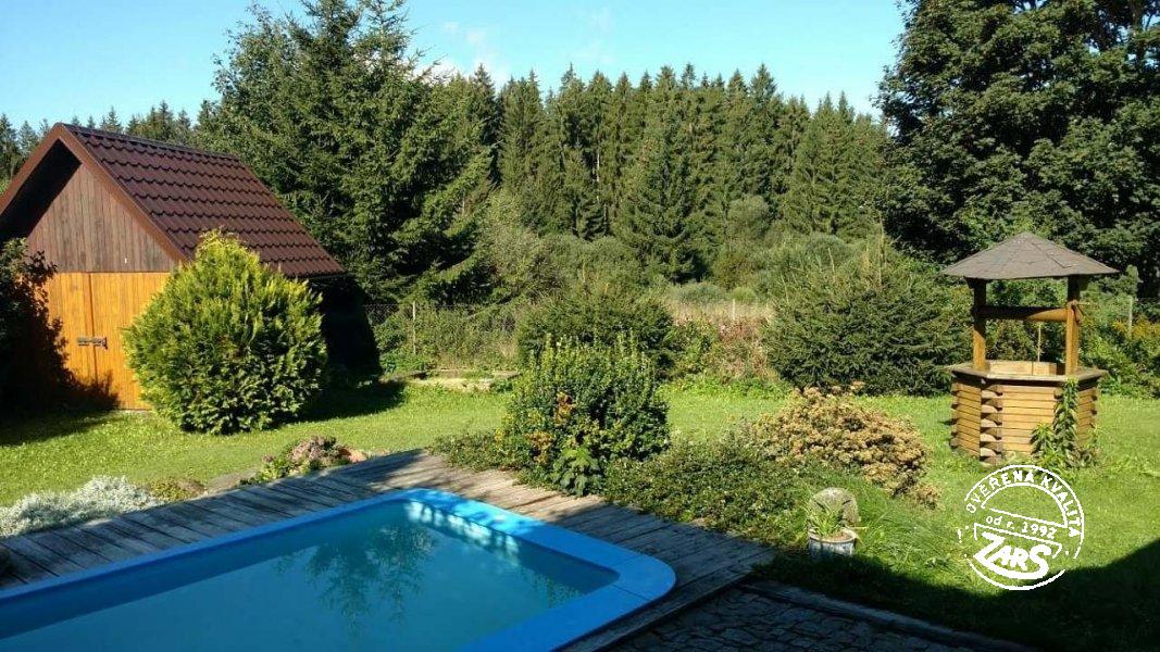 Chalupa Plánička - Lipno bazén se zahradou Chalupa Plánička k pronájmu, Šumava a Lipno