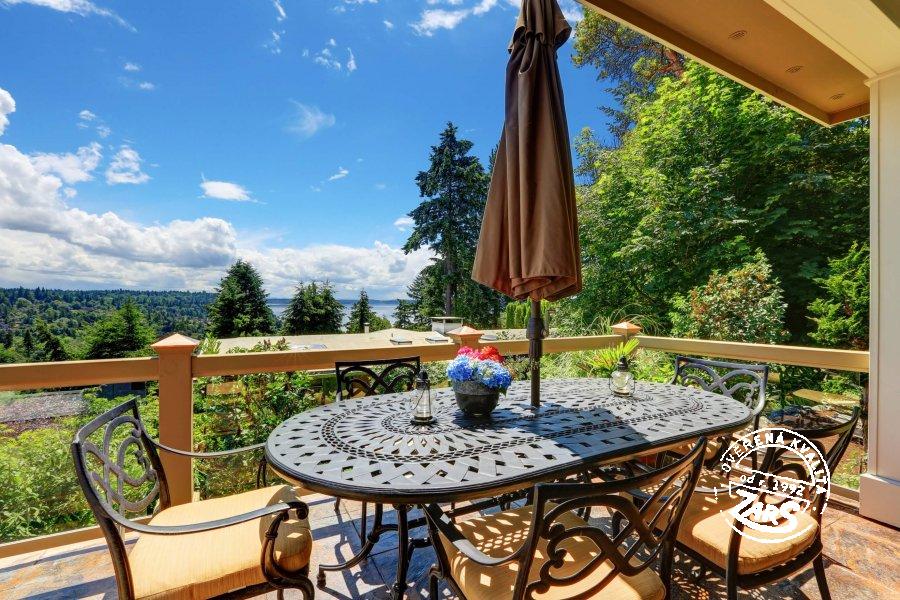 Právě venkovní posezení často dělá z pobytu opravdový odpočinek.